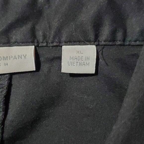 New York & Company black short sleeve button shirt - Picture 6 of 6